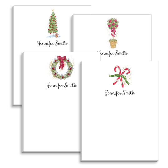 Christmas Holiday Mini Notepad Set